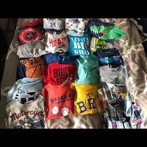 24m boys short sleeve shirt lot